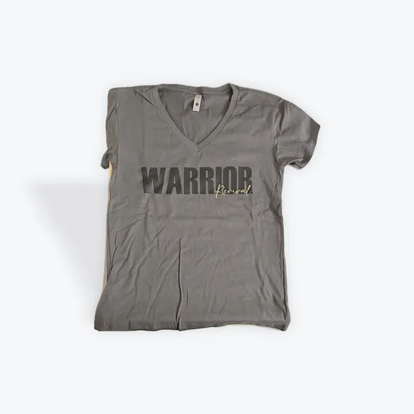 Grey T-Shirt w/ Gold lettering